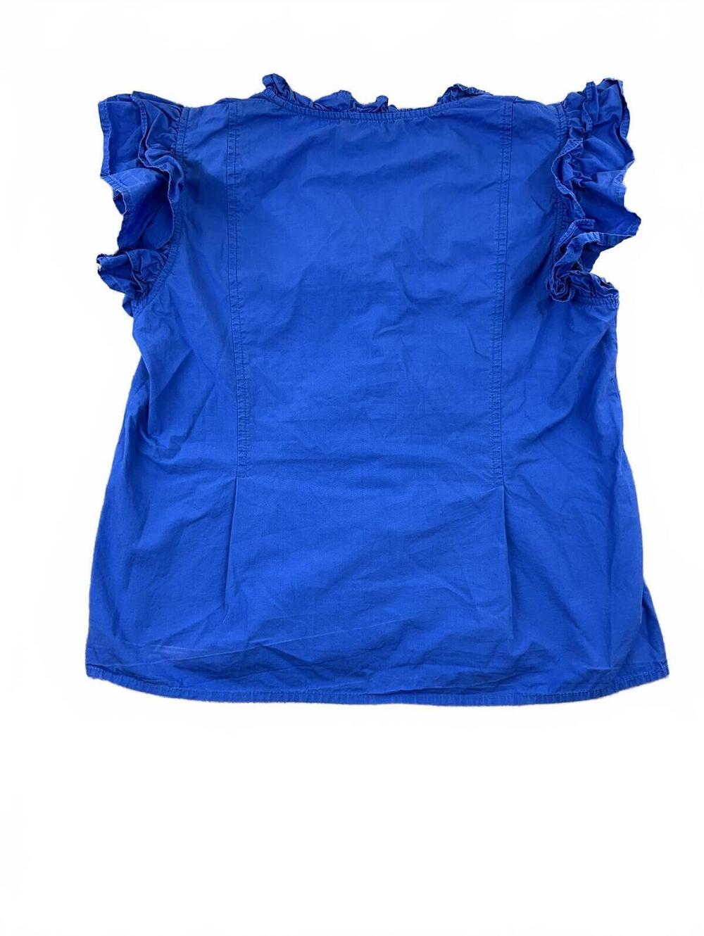 Pinch Blue‎ Ruffle Sleeve Blouse - Picture 3 of 8